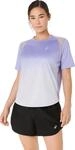 Laufshirt ASICS "ROAD FADE SS TOP", Damen, Gr. L, blaubell, Obermaterial: 100%