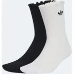 Sportsocken ADIDAS ORIGINALS "CREW, R&Uuml;SCHEN, 2 PAAR", Damen, Gr. M (40/42),
