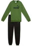 Trainingsanzug PUMA "ESS NO1 LOGO CREW SWEAT SUIT FL B", Jungen, Gr. 176, earthy
