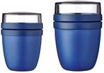 Mepal Lunchbox "Lunchpot mini + regular Ellipse 2er Set" Sp&uuml;lmaschinengeeignet,