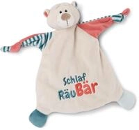 Nici Schmusetuch "My first NICI Kollektion, B&auml;r, Schlaf R&auml;uB&auml;r" mit aufgestickten