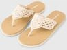 Zehentrenner O'NEILL "DITSY CROCHET SANDALS", Damen, Gr. 37, snow wei&szlig;, Synthetik,