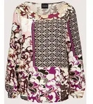 Schlupfbluse MADELEINE "Blusenshirt Viskosebluse mit floralem Muster-Mix", Damen, Gr.