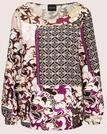 Schlupfbluse MADELEINE "Blusenshirt Viskosebluse mit floralem Muster-Mix", Damen, Gr.