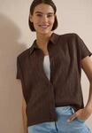 Cecil Hemdbluse aus softem Materialmix