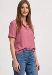 STREET ONE Hemdbluse Sommerbluse, unifarben, Viskosemix