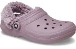 Hausschuh CROCS "Classic Fleece Lined Clog", Herren, Gr. 43, Warmfutter, rosa (dusty