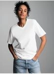 T-Shirt TRIGEMA "TRIGEMA V-Shirt DELUXE Baumwolle", Damen, Gr. 5XL, wei&szlig;, Single