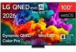 LG QNED-Fernseher "100QNED87B6", Energieeffizienz: E (A-G), schwarz, 100 &Prime;,