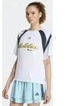 T-Shirt ADIDAS SPORTSWEAR "HOUSE OF TIRO TRIKOT", Damen, Gr. XS, wei&szlig; (wei&szlig;, hazy