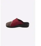 Pantoffel CASUAL LOOKS, Damen, Gr. 37, beige (beige, rot), Filz, Schuhe