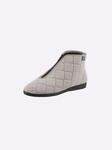 Hausschuh CASUAL LOOKS, Damen, Gr. 38, grau (hellgrau), Textil, Schuhe Hausschuh