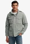 Superdry Parka "COTTON M65 JACKET" ohne Kapuze mit Markenlabel, aus Baumwolle,