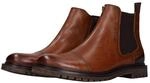 Chelseaboots BUGATTI, Herren, Gr. 40, cognac, Lederimitat, Schuhe Chelseaboots,