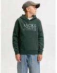 Kapuzensweatshirt JACK & JONES JUNIOR "JJECORP mit Druck, K&auml;ngurutasche,
