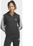 Kapuzensweatshirt ADIDAS SPORTSWEAR "ESSENTIALS FULL ZIP HOODIE", M&auml;dchen, Gr. 170,