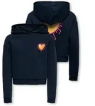 Kapuzensweatshirt KIDS ONLY "KOGCOOPER LIFE LOV E LS HOOD FR SWT", M&auml;dchen, Gr.