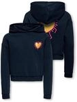 Kapuzensweatshirt KIDS ONLY "KOGCOOPER LIFE LOV E LS HOOD FR SWT", M&auml;dchen, Gr.