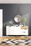 Home affaire Sideboard "Oslo Aufbewahrung, Schubladenschrank," Kommode mit 2 T&uuml;ren,