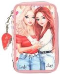 Depesche Buntstift "2-Fach Federtasche HEART TO HEART TOPModel 5,5 x 12 x 19 cm rosa"