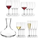 Villeroy & Boch Gl&auml;ser-Set "Karaffe und Gl&auml;serset Maxima 17er Set transparent"