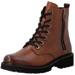 Schn&uuml;rstiefelette REMONTE, Damen, Gr. 36, braun, Leder, Schuhe Schn&uuml;rstiefelette,