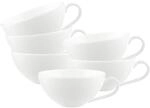 Villeroy & Boch Tasse "Teetassen Anmut 140 ml 6er Set wei&szlig;" Sp&uuml;lmaschinenfest,