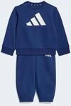Trainingsanzug ADIDAS SPORTSWEAR "I BL FL JOG 240", M&auml;dchen, Gr. 74, dunkelblau,