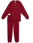 Trainingsanzug PUMA "LOUNGEWEAR OVERSIZED SWEAT SUIT FL G", M&auml;dchen, Gr. 176, rot