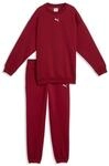 Trainingsanzug PUMA "LOUNGEWEAR OVERSIZED SWEAT SUIT FL G", M&auml;dchen, Gr. 176, rot