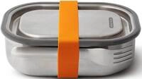 black+blum Lunchbox (3-in1), auslaufsicher, mit Silikon-Ventil, Gabel und Gurt, 600