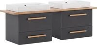 Schildmeyer Waschtisch "Duo, Waschtisch, Made in Germany, B: 165 cm" Solide