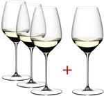 RIEDEL THE WINE GLASS COMPANY Wei&szlig;weinglas "Riesling Weingl&auml;ser Veloce 570 ml 4er