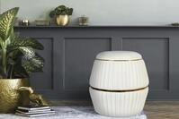 Kayoom Sitzhocker "Hocker Doric, trendiger Look, &auml;sthetische Farbgebung, sch&ouml;ne