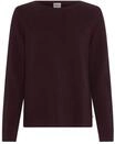 Strickpullover BRAX "Style LESLEY", Damen, Gr. 34, braun (dunkellila), Strick, 100%