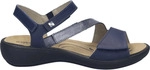 Sandale JOSEF SEIBEL "Ibiza 02, ocean", Damen, Gr. 37, blau (ocean), Obermaterial: