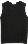 Comma T-Shirt Sommertop mit feiner Struktur