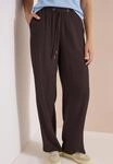 Stoffhose CECIL, Damen, Gr. XXL, L&auml;nge 30, braun (braun cacao), Stoff, 84% Viskose,