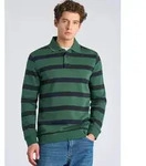 Sweatshirt LINDBERGH "Sweatshirt Relaxed Fit", Herren, Gr. M, dk gr&uuml;n, Obermaterial: