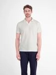 Poloshirt LERROS "Modernes Poloshirt mit Jaquard-Muster und knopflosem Kragen",