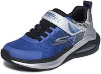 Sneaker SKECHERS "MICROSPEC MAX VELOCITY", Kinder, Gr. 31, blau (blau, silberfarben),