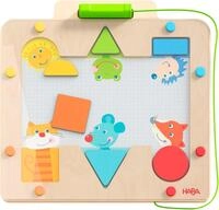 Spiel HABA "Vario Formen mit geometrischen Motivpl&auml;ttchen", bunt, Spiele, Kinder,