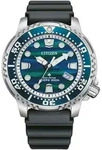 Taucheruhr CITIZEN "Blue Ocean", grau, blau, Armbanduhren, Herren, silberfarben,