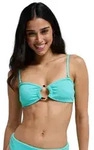 Bandeau-Bikini-Top ROXY "Roxy Sunshine Bandeau", Damen, Gr. M, blau (katydid),