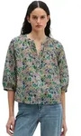 Kurzarmbluse MARC O'POLO "aus bedrucktem Baumwoll-Voile", Damen, Gr. 36, light pink,