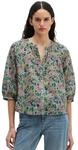 Kurzarmbluse MARC O'POLO "aus bedrucktem Baumwoll-Voile", Damen, Gr. 36, light pink,