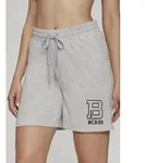 Sweatshorts BENCH. LOUNGEWEAR, Damen, Gr. 36/38, N-Gr, grau (grau meliert),...