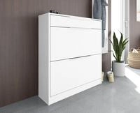 borchardt M&ouml;bel Schuhschrank "Oliva" Stehende Montage, Wandmontage & Glasb&ouml;den