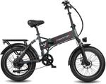 Maxtron "Maxtron Polaris 20-Zoll Elektro-Fatbike" 7 Gang Shimano Kettenschaltung