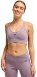 Sporttop ROXY "Rise & Vibe Crossed", Damen, Gr. L, lila (schwarzberry wine),